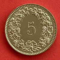 ราคา เหรียญประเทศสวิตเซอร์แลนด์ Switzerland 5 rappen ปี 2011 เหรียญต่างประเทศ (20661250223)