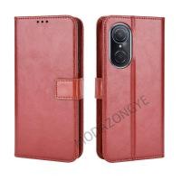ราคา Huawei Nova 9 Se เคส Phone Holder Stand Case Huawei Nova 9 Se Nova9 เคสฝาพับ Wallet PU Leather Back Cover (17952591917)