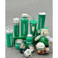 ราคา Starbucks 2024 แก้วกาแฟเซรามิค สเตนเลส แบบพกพา ลายตุ๊กตาหมี สไตล์จีน (29700239023)