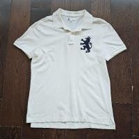 ราคา เสื้อโปโล Polo Shirt ยี่ห้อ AIIZ เอทูแซด สีขาว ของแท้ มือสอง สภาพดี Size M เอ็ม ผู้ชาย ลายสิงโตคำราม (2754270642)