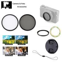 ราคา Filter UV CPL Circular Polarizing & Adapter Ring Lens Cap Keeper For Panasonic LX10 LX15 TZ200 TZ220 ZS200 ZS220 TX2 ZS1 (22783821231)