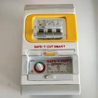 ราคา เครื่องตัดกระแสไฟฟ้า ตัวตัดไฟ Safe T Cut Smart 2P63A RCBO ของแท้ (25483498926)