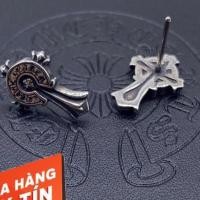 ราคา ต่างหู Chrome Heart สีเงิน 925 คุณภาพสูง (1 ชิ้น) (41508828579)