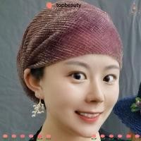 ราคา Topbeauty หมวกผ้าโพกหัว, ผ้าโพกศีรษะลูกไม้หรูหรา, แฟชั่นมุสลิม Breathable Summer Head Wraps ผู้หญิง (29355581627)