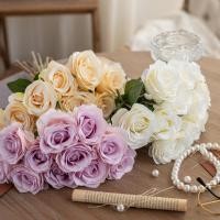 ราคา ดอกไม้ปลอม ดอกไม้ประดิษฐ์ กุหลาบปลอม ดอกกุหลาบปลอม ตกแต่งดอกไม้ ดอกไม้ประดิษฐ์ดอกกุหลาบ Rose 11 ชิ้น (25714373595)