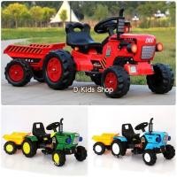 ราคา Santa33รถแบตเตอรี่เด็ก รถแบตเตอรี่ รถแทรคเตอร์ ทรงรถแทรกเตอร์ พร้อมพ่วงท้าย เท่มว๊ากกกก (40468519219)