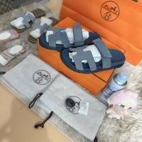 ราคา ❤️Used Like New Hermes Chypre Sandal In Epsom Calfskin With Anatomical Rubber Size38 เหมาะเท้า 24Cm❤️ (43101840503)