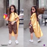 ราคา ชุดไทย2ชิ้น เด็กหญิงการะเกด สไบและโจงกระเบน (1040386741)
