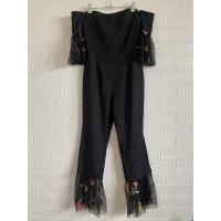 ราคา M2S ชุดจั้มเกาะอกกางเกงขายาว สีดำ (18744674575)