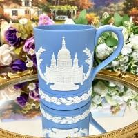 ราคา Wedgwood Jasperware Pale Blue Tankard Mug Christmas 1972 แก้ว มัก (22141945160)