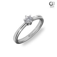ราคา Zilvy - แหวนหญิงเพชรน้ำร้อย 0.10 กะรัต (GR567) (12054618715)