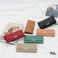 ราคา ย21/กระเป๋าสตางค์ผู้หญิง 3 พับ ใบยาว แบรนด์แท้ TAILIAN (23756342405)