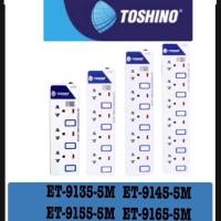 ราคา TOSHINO ปลั๊กไฟ3/4/5/6ช่องสายยาว5เมตร (แถมฟรีปลั๊กแปลงขา1ตัว) (3152035984)