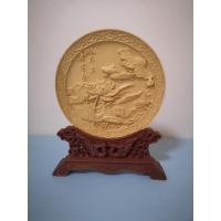 ราคา จานไม้แกะสลักรูปดอกบัว และ ปลาคราฟ (27456532548)