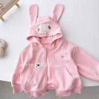 ราคา MVPเสื้อแจ็คเก็ตมีฮู้ดแขนยาวสำหรับเด็กลำลองในฤดูใบไม้ร่วงและฤดูหนาวในสไตล์การ์ตูน เหมาะสำหรับเด็กผู้หญิงอายุ 3-12 ปี (24102090127)