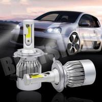 ราคา หลอดไฟหน้ารถ LED รุ่น C6 ขั้ว H4 H7 H11 ความสว่าง 6000K ระบบ Lighting Focus 2 ชิ้น2 ชิ้น (1 คู่)(K06) (7920838474)