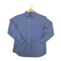 ราคา BACK NUMBER เสื้อเชิ้ตแขนยาวBlue Stripe Linen Blend Shirt (25812224748)