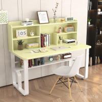 ราคา ขายส่งสํานักงานที่เรียบง่ายโต๊ะเขียนหนังสือสก์ท็อปชั้นวางหนังสือโต๊ะแบบบูรณาการโต๊ะเขียนหนังสือโต๊ะเรียนครัวเรือนคอมพิวเตอร์โรงงานนักเรียนคู2 (56652147128)