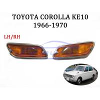 ราคา (1คู่) ไฟแก้ม 12V โตโยต้า โคโรล่า เคอี10 TOYOTA COROLLA KE10 KE11 KE15 KE16 KE18 ไฟเลี้ยวข้างฝาส้ม (17988484537)