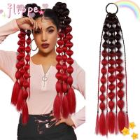 ราคา Flippe ต่อผมสี, 20 "สําหรับสาวสําหรับ EDC เทศกาล Rave เด็ก Bubble Ponytail Extension, แฟชั่นผู้หญิงน้ําหนักเบา Handmade Braided Ombre Crazy Hair Day อุปกรณ์เสริม (27977824664)