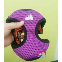 ราคา Puppe สายรัดอกสุนัข size S อก42-50ซม +สายจูงหมา สีม่วง ผ้าตาข่าย ไม่ร้อน (7332415462)