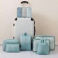 ราคา ชุดกระเป๋าเดินทาง 7 ชิ้น ออแกไนเซอร์สำหรับเสื้อผ้า พกพาสะดวก กันน้ำ (42474288458)