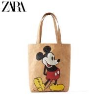 ราคา ZARA Mickey Mouse TOTE BAG ของแท้% (3833700206)
