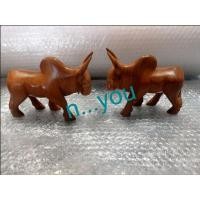 ราคา วัวไม้สัก งานแกะช่างสุโขทัย หายาก ทาสีไม้สัก (6929531822)