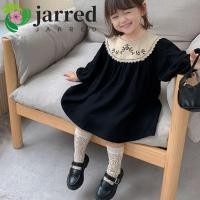 ราคา JARRED ลูกไม้ Princes ชุด,ปักดอกไม้จีบสาวชุดยาว,เอวสูง A-line หวานหลวมเด็กแขนยาวชุด Party (46253638060)