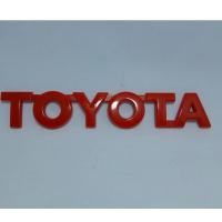 ราคา โลโก้ LOGO TOYOTA​ สีแดง ติดท้ายรถยนต์​ TOYOTA VIGO TOYOTA REVO สืนค้ามีรับประกัน (19384462698)