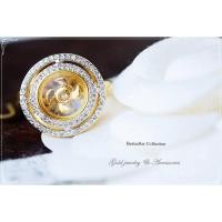 ราคา แหวนกังหันแชกงหมิวประดับเพชร CZ แท้ กังหันนำโชค (2716857279)