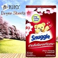 ราคา DRYER SHEETS “SNUGGLE” Cherry Blossomแผ่นปรับผ้านุ่มสำหรับเครื่องอบผ้าหอม, นุ่ม, ลดรอยยับ กลิ่นเชอร์รี่บลอสซัมโรสวูด (3344082506)
