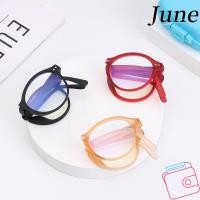 ราคา JUNEGOODS แว่นตาอ่านหนังสือแบบพับได้ผู้ชายผู้หญิง Vision Care Vintage Classic แว่นสายตายาวพับได้ (54004175743)