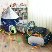 ราคา เต้นท์เจ้าหญิง เต้นท์เจ้าชาย เต็นท์อุโมงค์ 3 in 1 ลูก เต็นท์อุโมงค์ของเล่นสําหรับ มีจำนวน 50 (44476299024)