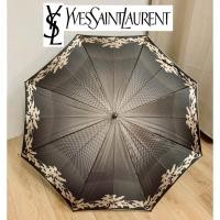 ราคา [YSL] ร่มญี่ปุ่นมือสอง ร่มตอนเดียว สีดำ-ทอง แบรนด์ YVES SAINT LAURENT (16499497746)