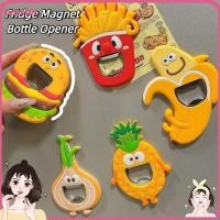 ราคา ORIENTTK แม่เหล็กติดตู้เย็นที่เปิดขวดโค้กรูปกล้วยแม่เหล็กสับปะรดแบบพกพาสแตนเลสเบอร์เกอร์ที่เปิดขวดเบียร์ตู้เย็นตกแต่ง (55054317531)