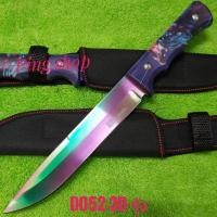 ราคา มีด มีดพก มีดพกใบตาย Columbia รุ่น D052-3Dรุ้ง USA ใบมีดไทเทด้ามลายงาน3D (18685271547)