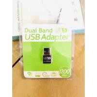 ราคา ใหม่MINI 1200M USB WIFIการ์ดเครือข่ายไร้สายWIFI 2.4/5G Dual Bandคอมพิวเตอร์การ์ดเครือข่ายLANสำหรับPC (6474796449)