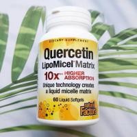 ราคา เควอซิทิน Quercetin LipoMicel Matrix 60 Liquid Softgels (Natural Factors®) เควอซิติน (15834881637)