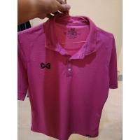 ราคา เสื้อโปโล Warrix wa3315 (PP) สีชมพู มือสอง (18870573362)