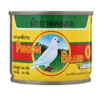 ราคา Pigeon ตรานกพิราบ ผักกาดดองเจ จำนวน 1 กระป๋อง ขนาด 140 กรัม (8850035010213) (9854576326)
