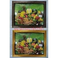 ราคา ภาพมงคลผลไม้ ภาพผลไม้ ติดผนังสวยๆ เสริมฮวงจุ้ย ภาพมงคลใส่กรอบพร้อมกระจก ขนาดรวมกรอบ 18x23นิ้ว หรือ45.72 x58.42ซม. (12246115369)