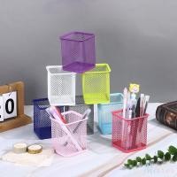 ราคา กล่องเก็บดินสอทรงกลม/เหลี่ยม จัดระเบียบโต๊ะ เครื่องเขียน กล่องใส่ปากกา ที่ใส่ปากกาตาข่าย ไซส์ M (43301229875)