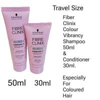 ราคา Schwarzkoph Fiber Clinix Vibrancy Colour Shampoo 50ml & Conditioner 30ml TRAVEL SiZE สําหรับผมทําสี (52601639063)