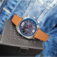 ราคา Diesel Men's Overflow Chronograph Brown Leather Watch (29071710846)