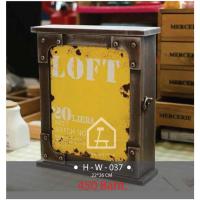 ราคา H-W-037 : ตู้แขวนกุญแจ - loft สีเหลือง (1599908647)