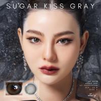 ราคา คอนแทคเลนส์❤️Size : S❤️รุ่น Sugar Kiss (Luxzylens) สี : Brown / Gray (26661464573)