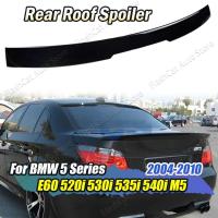 ราคา E60 Tailgate Roof Middle Tail Wing Body Kit Car Rear Trunk Spoiler For BMW 5 Series E60 520i 520d 5 (54502972111)