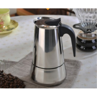 ราคา กาต้มกาแฟสด MOKA POT 2 Cup โมก้าพอท โมก้า พอต สแตนเลส เครื่องชงกาแฟสด แบบพกพา (7526652773)