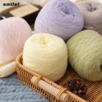 ราคา SMILE 100g เส้นด้าย Mohair, สีทึบผ้าฝ้ายนุ่มเส้นด้าย Ball, อบอุ่นหนาปานกลางปุยโครเชต์เส้นด้ายโครเชต์โครเชต์ผ้าคลุมไหล่ (42327380299)
